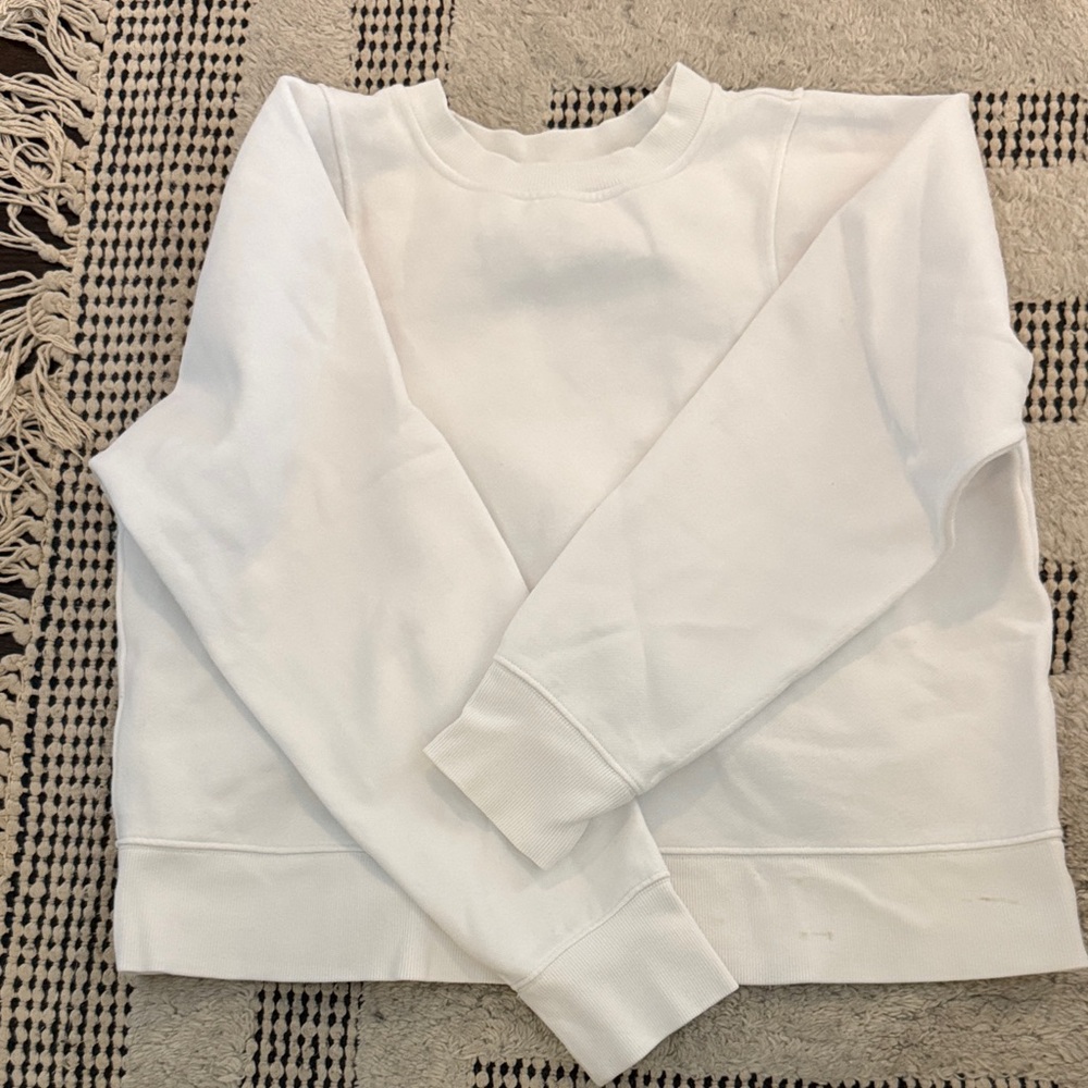 Lululemon Athletica White Sweatshirt